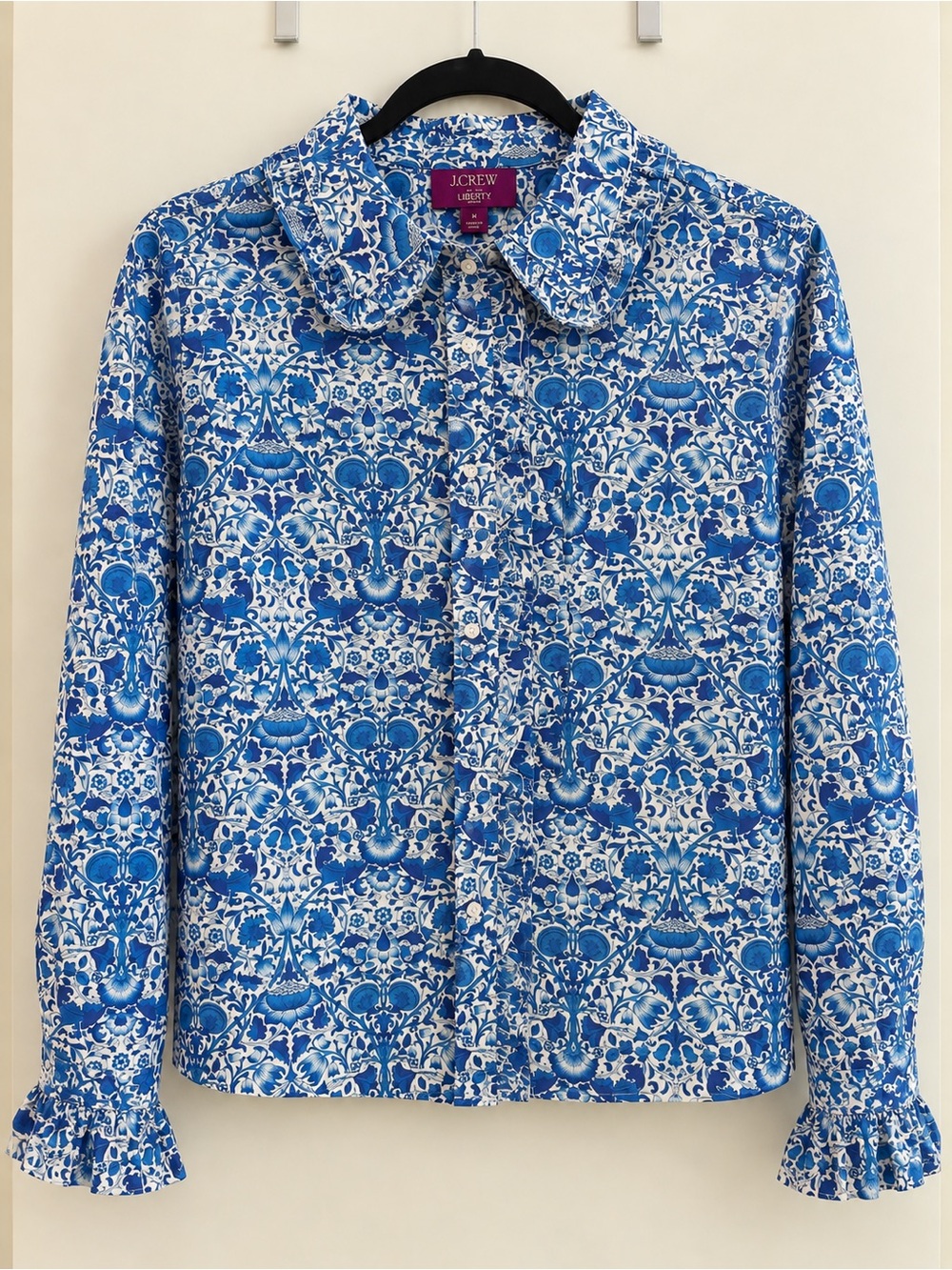 J. Crew UK Capsule Edition - Liberty Blue - Floral Cotton Shirt